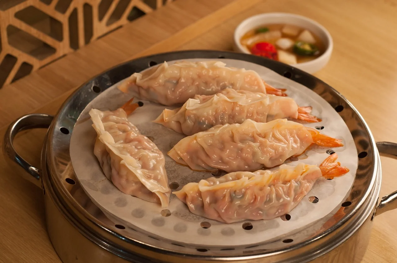 김치통새우만두